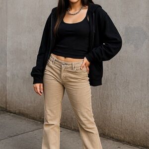 Aeropostale Tan Flare Pants Vintage